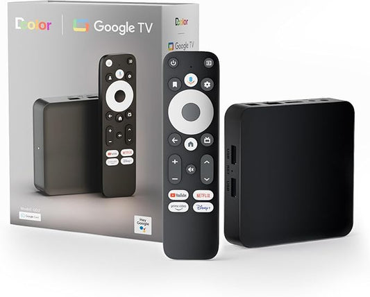 2100 Dcolor TV box: Pre-loaded with apps plus support