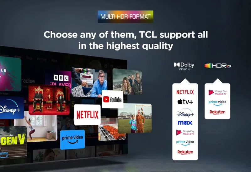 TCL 65-Inch QLED GOOGLE 144HZ LED TV