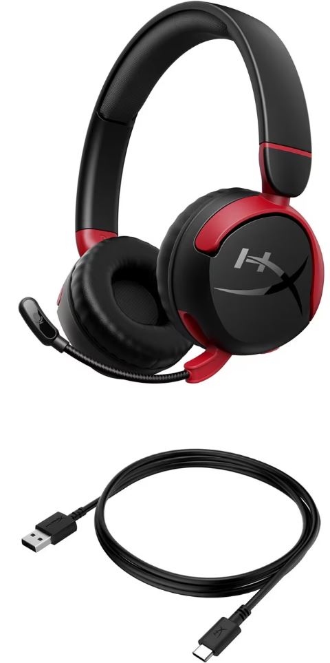 HP HyperX Cloud Mini Wireless Black And Red Headset with Microphone