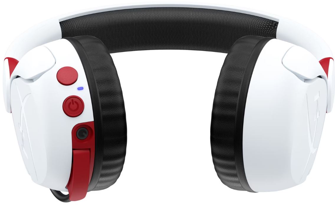 HP HyperX Cloud Mini Wireless White And Red Headset with Microphone