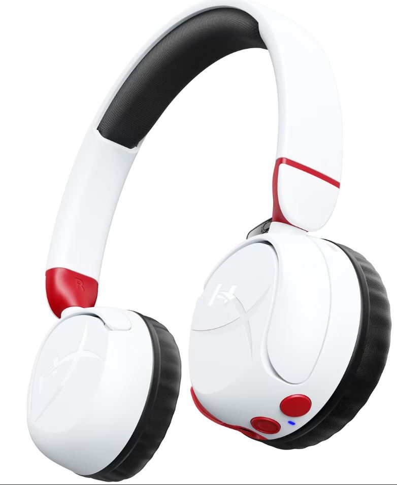 HP HyperX Cloud Mini Wireless White And Red Headset with Microphone