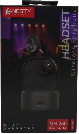 Nesty Blast MH 250 True Bluetooth Wireless Earphones Black