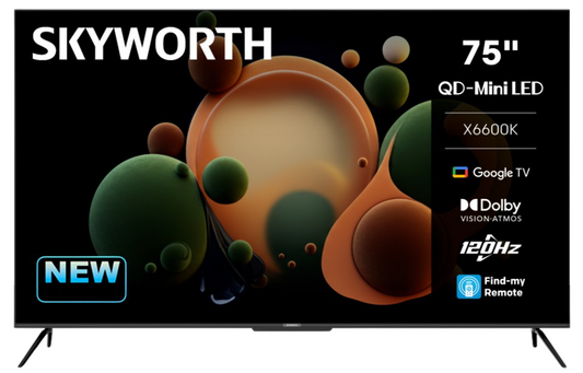 Skyworth 75 Inch UHD Mini LED Google TV