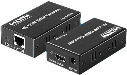 UniQue 4K 120M Cat5 Or 6 Transmitter And Receiver HDMI Extender